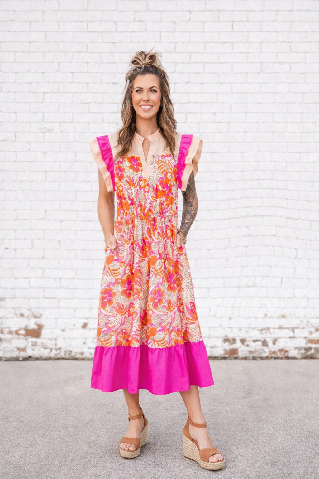 Sunset Bloom Dress