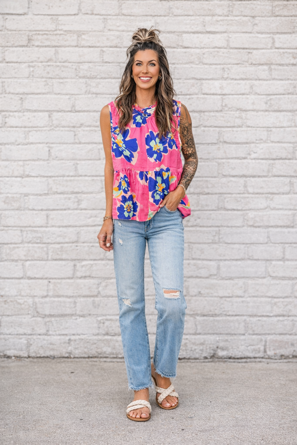 Summer Crush Floral Tank
