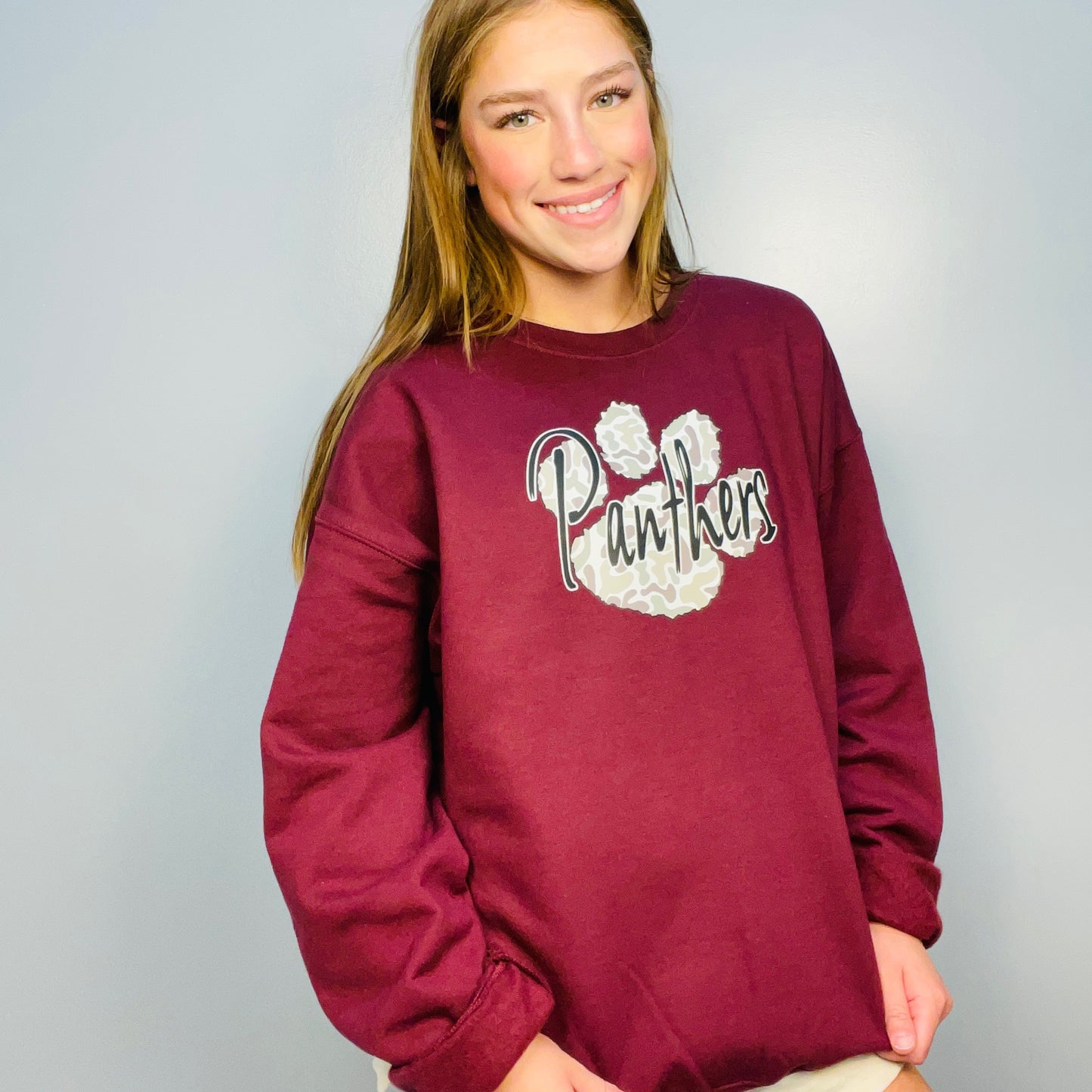 Camo Panther Paw Sweatshirt