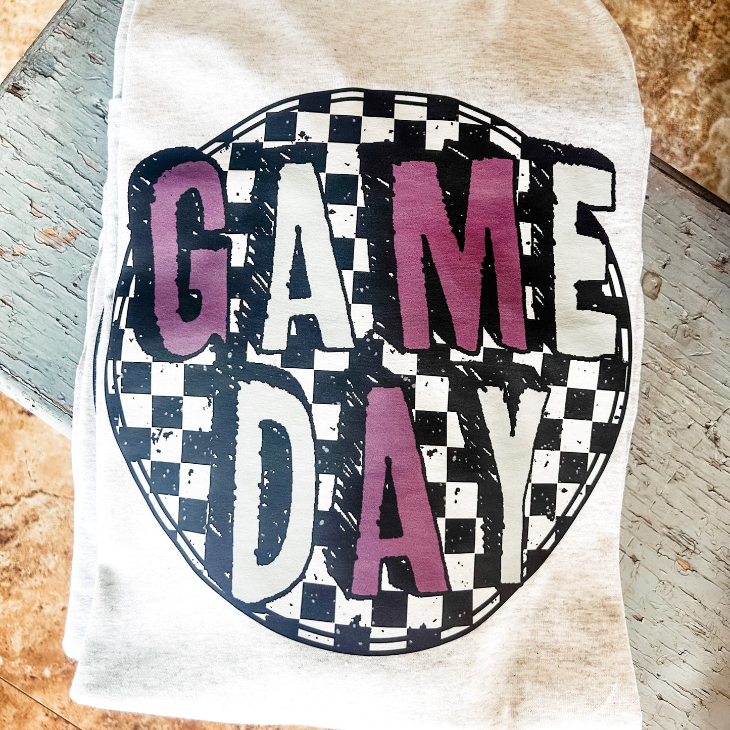 Checkered Game Day Tee