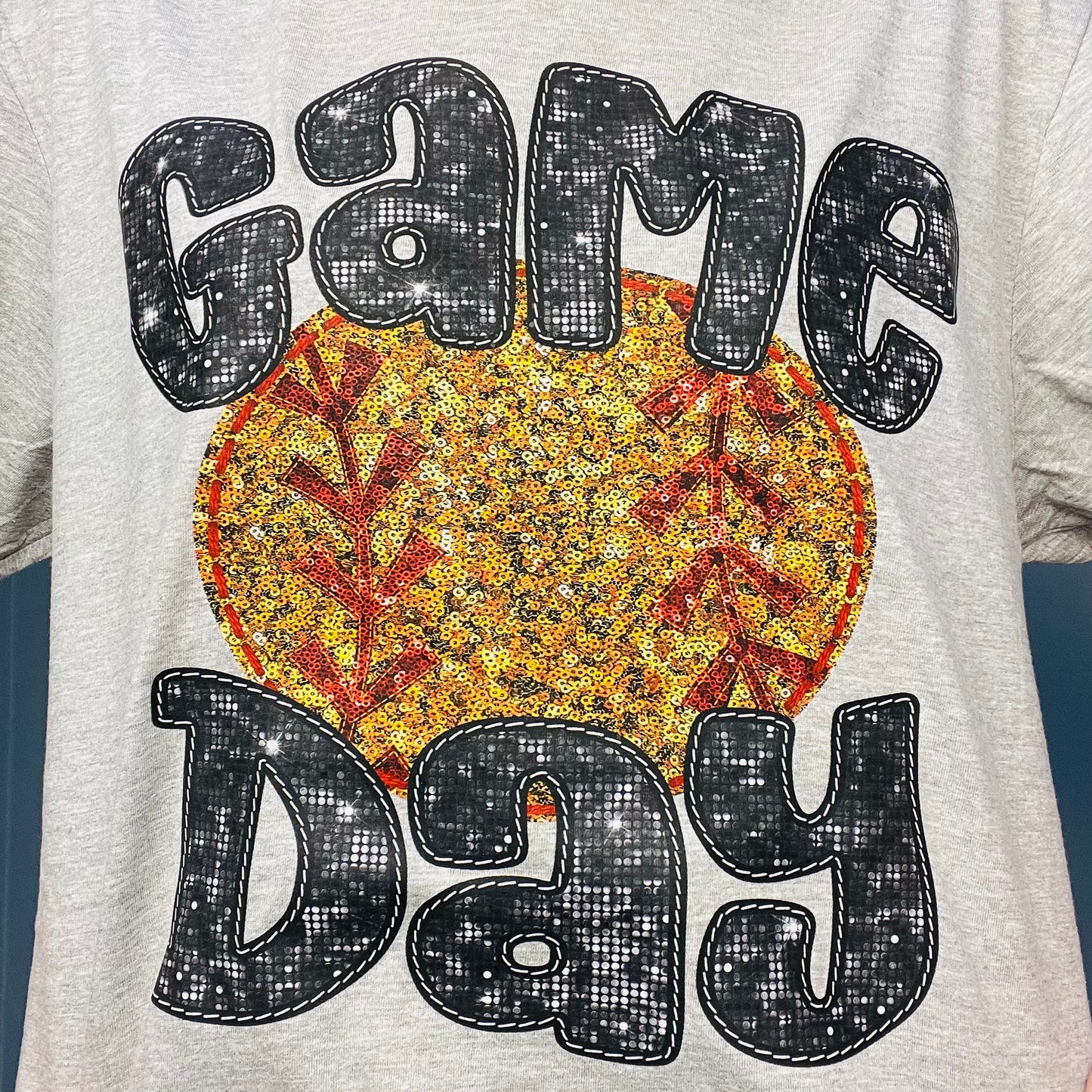 Game Day Glitter Tee