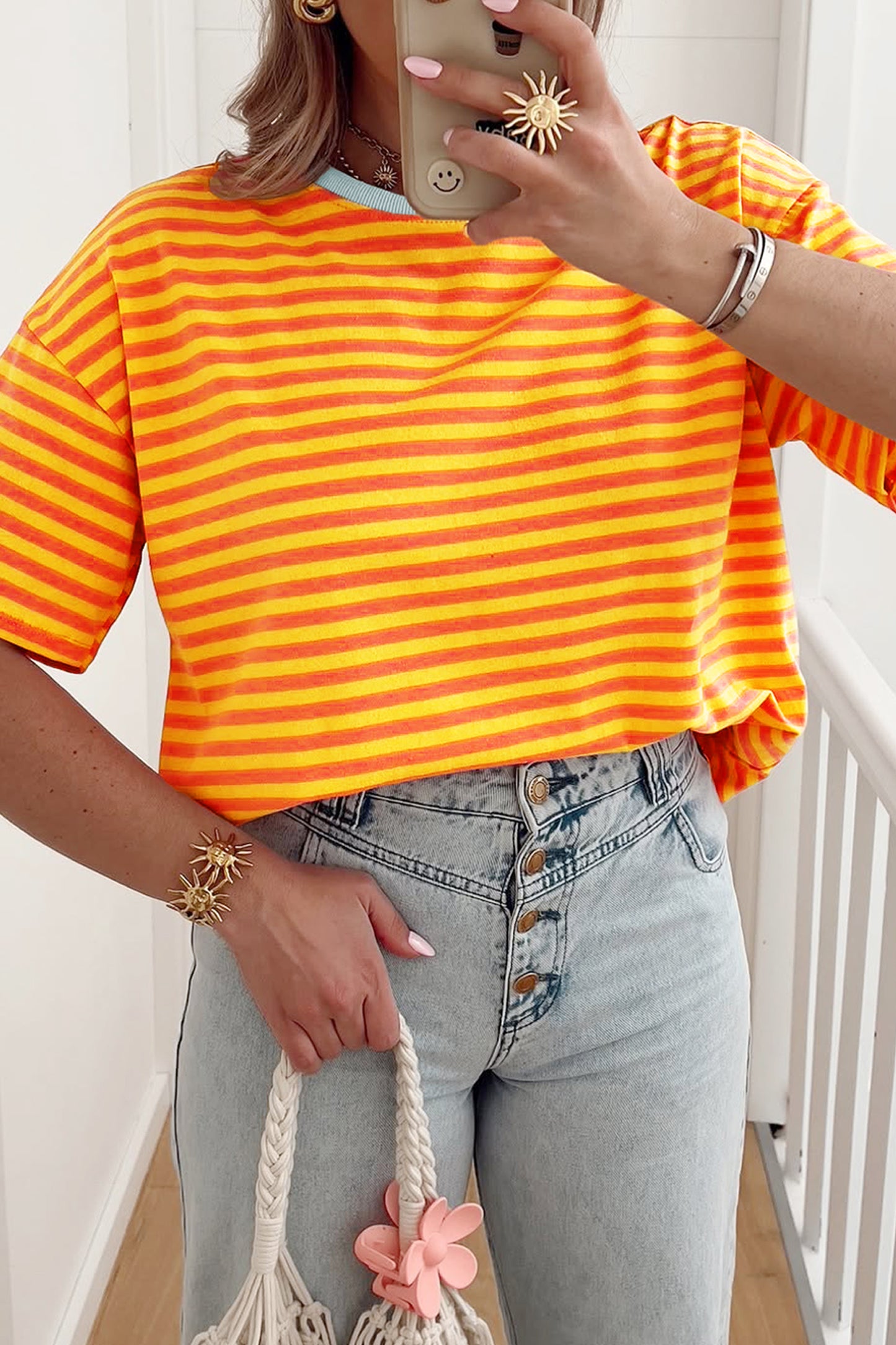 Sherbet Stripe Top