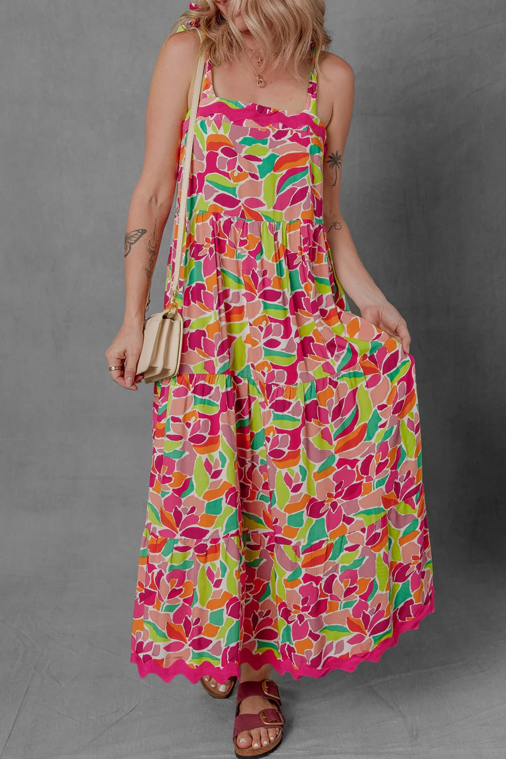 *Abstract Maxi Dress*