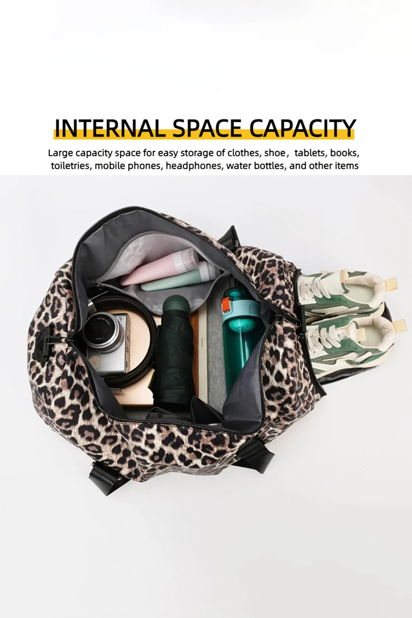 *Leopard Duffle Bag*