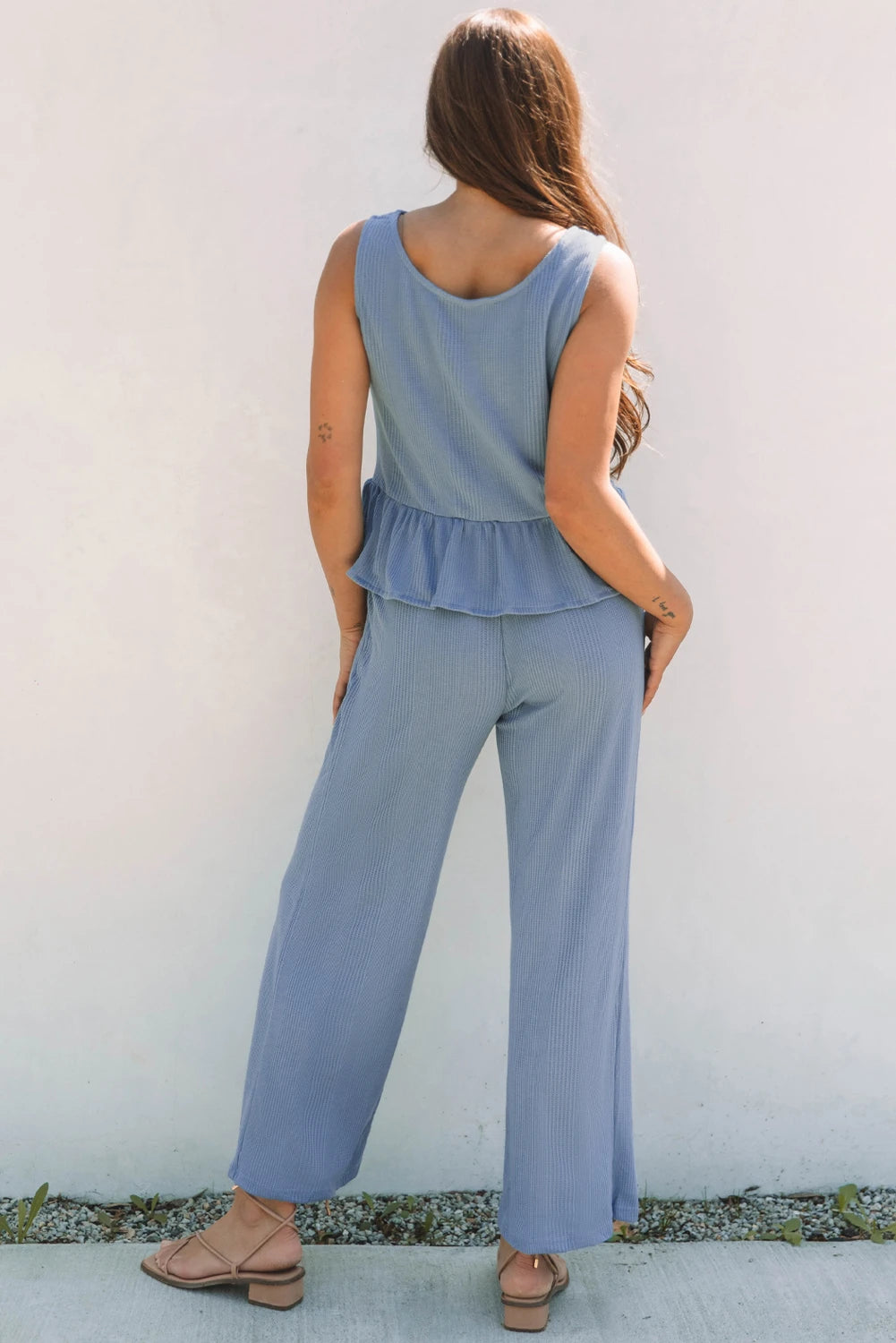 *Blue Ribbed Set*