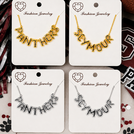 Seymour Panther Bubble Necklaces