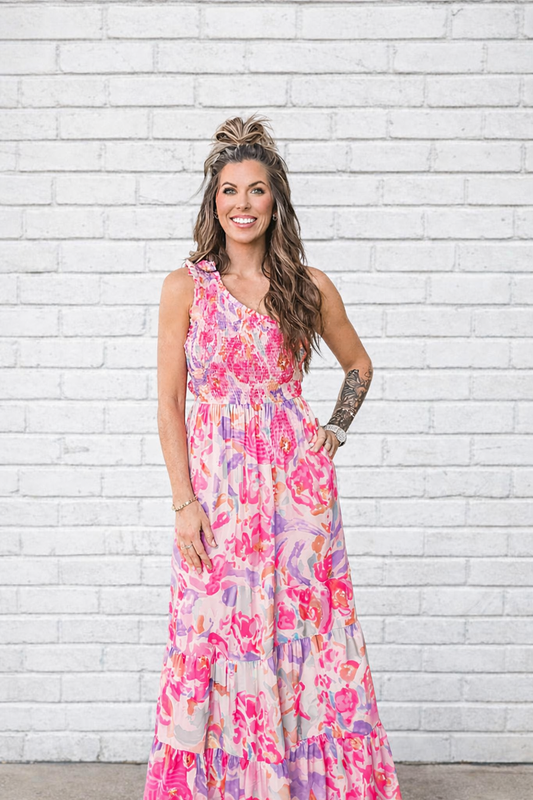 Pretty in Pink Maxi Dress