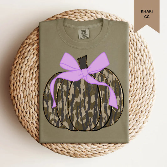 *Camo Pumpkin Tee*