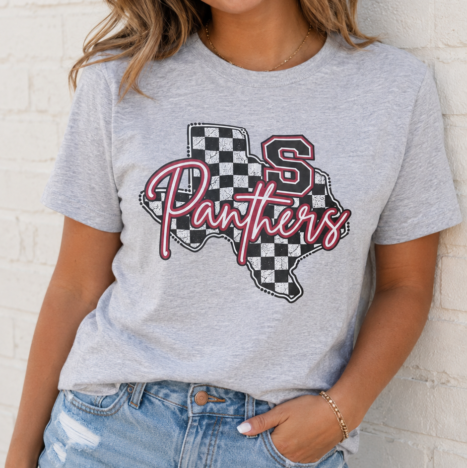 Hometown Checked Tee