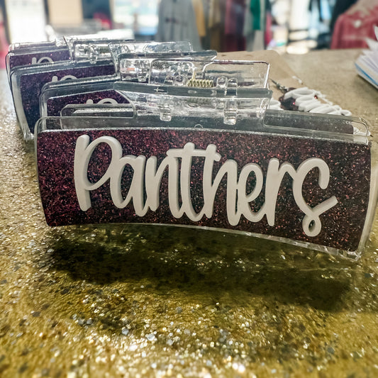 Acrylic Panther Claw Clips