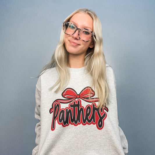 Panthers Bow Sweatshirt