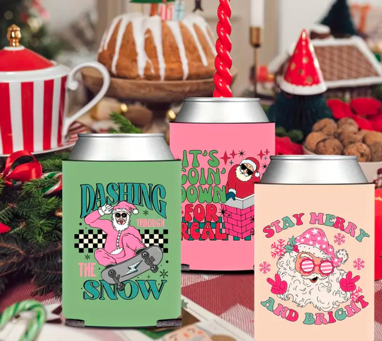 Naughty or Nice Koozies