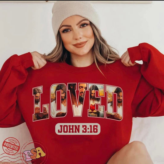 *LOVED John 3:16 Sweatshirt*