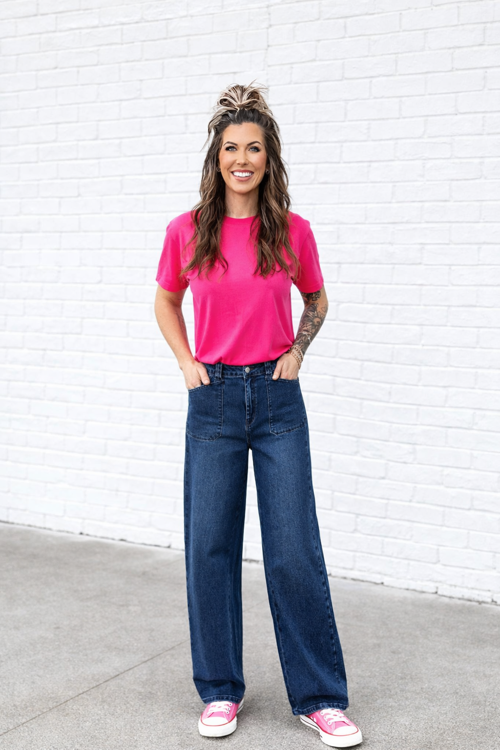 Daily Straight Leg Mid-Rise Jeans