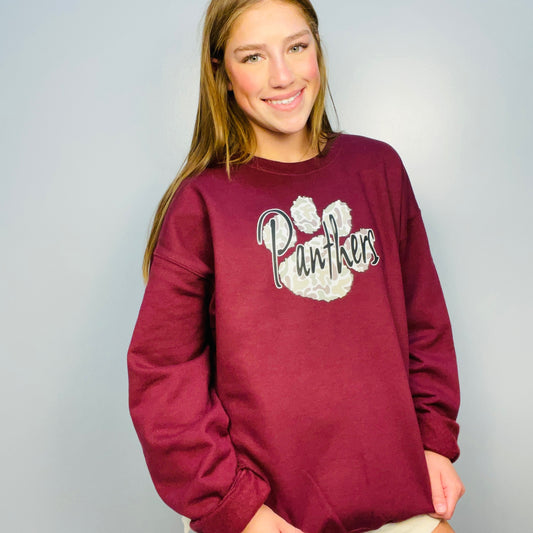 Camo Panther Paw Sweatshirt