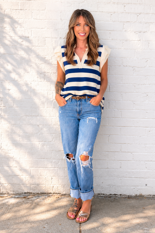 The Kennedy Stripe Top