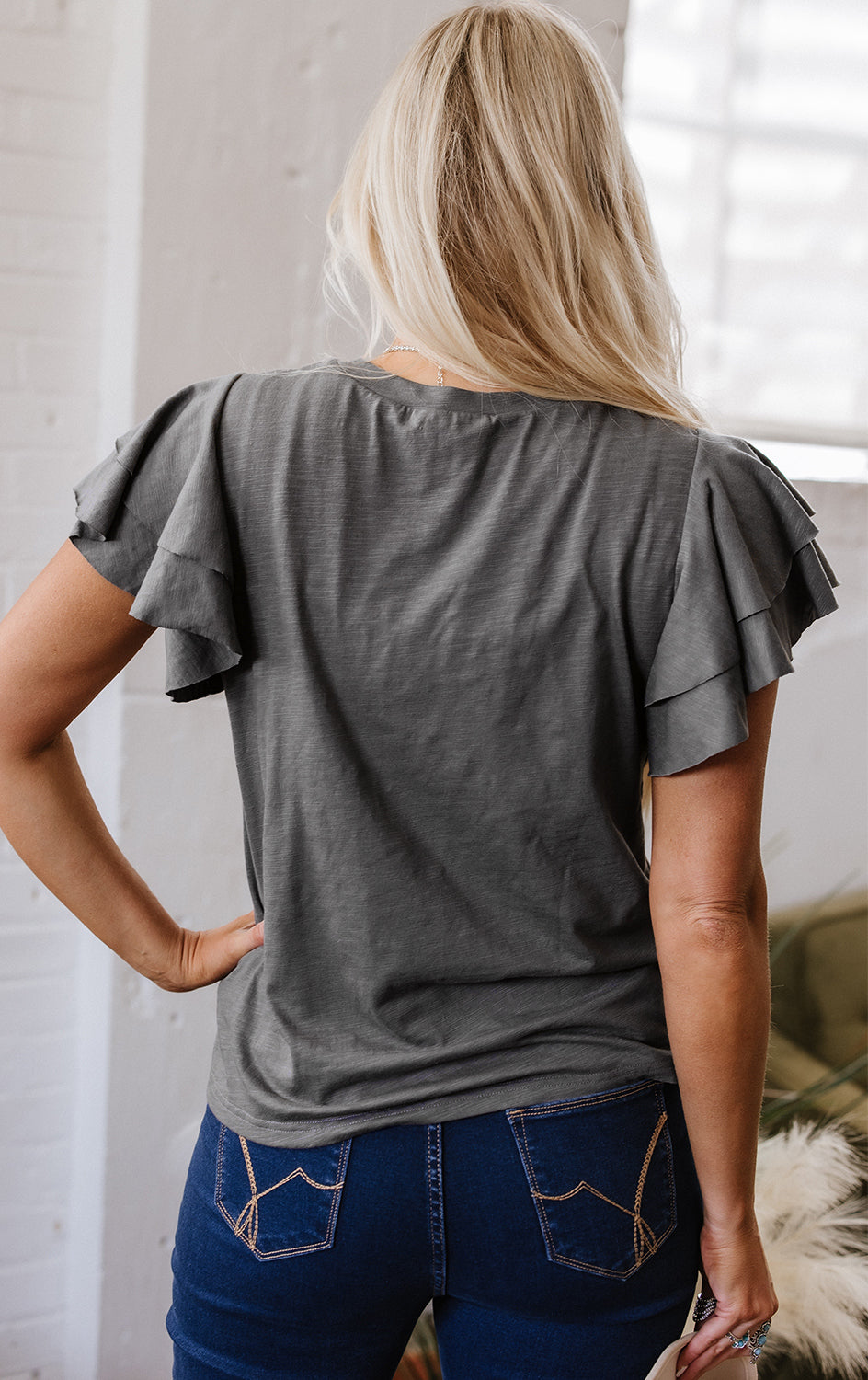 Gray Area Top