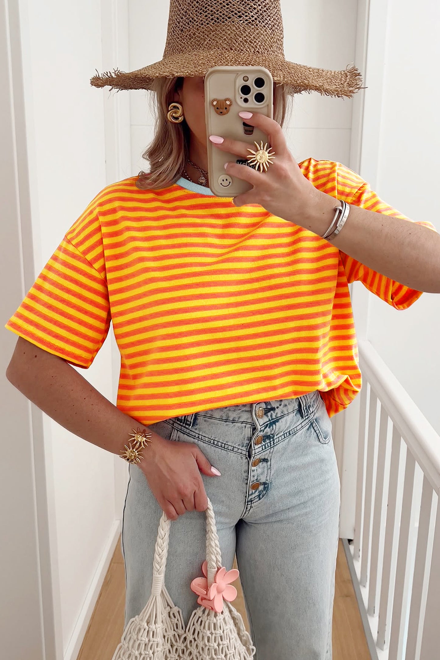 Sherbet Stripe Top