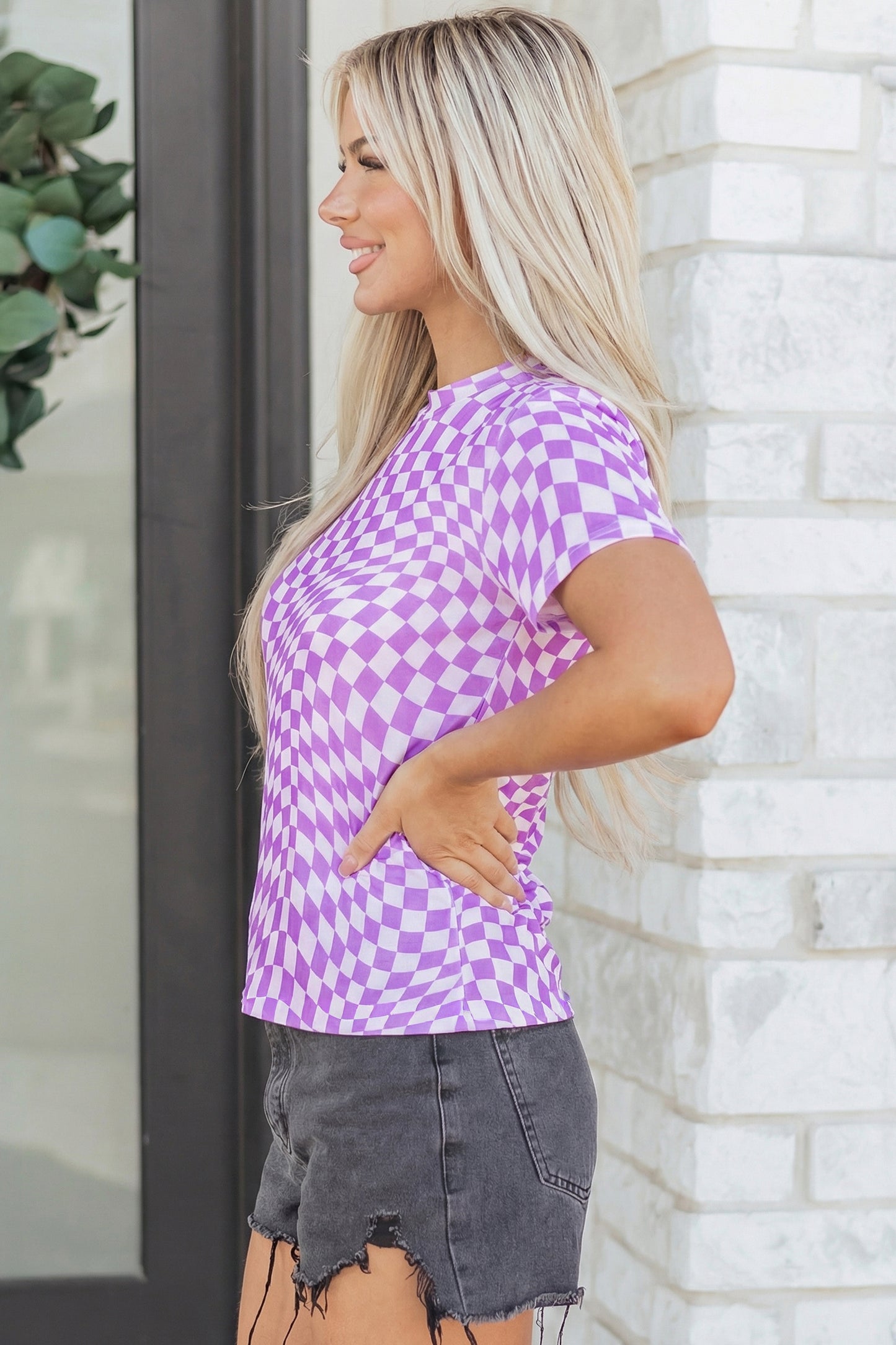 Lavender Twist Top
