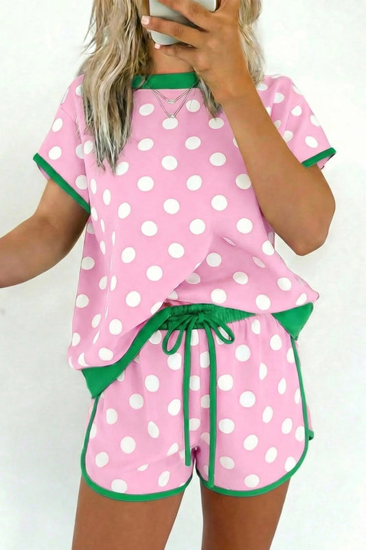 *Pink & Green Dot Set*