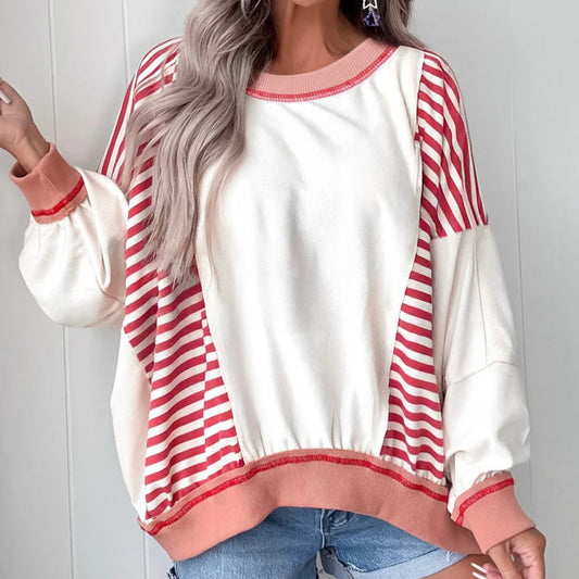 *Striped Oversize Top*