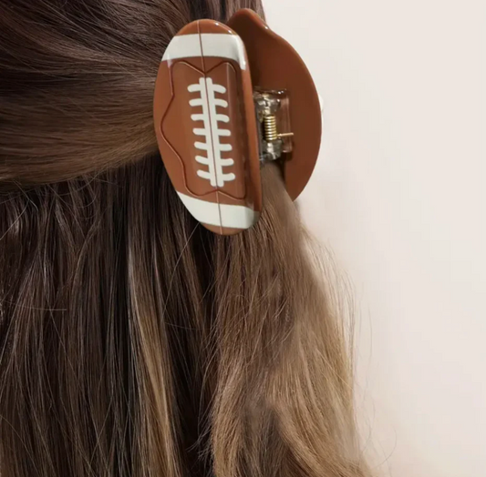 Football Hair Clips
