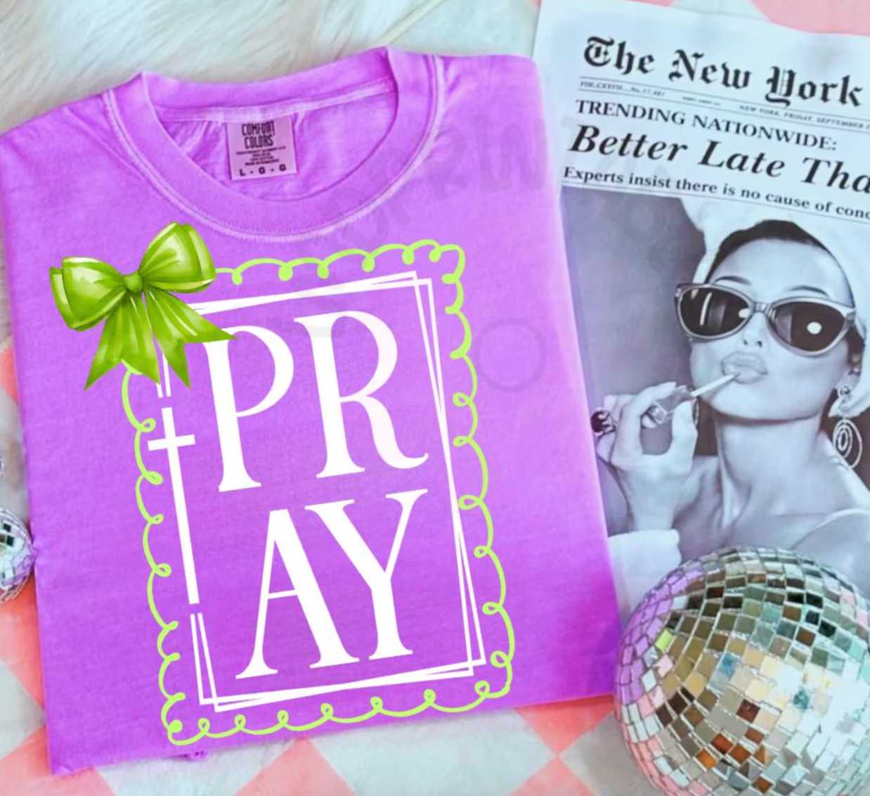 *Pray Stamp Tee*