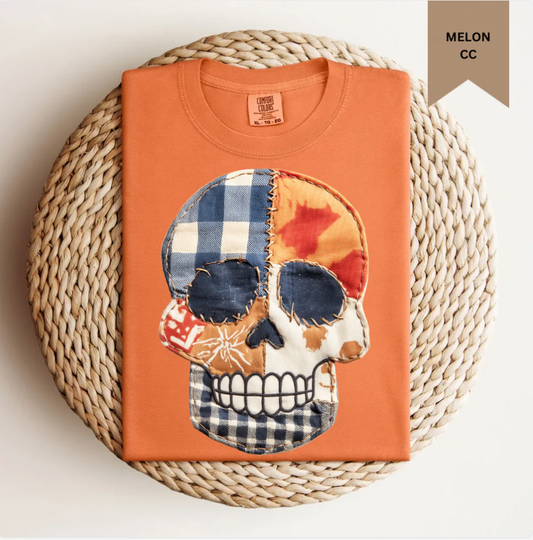 *Quilted Skull Tee*