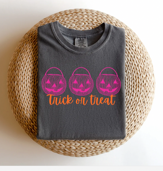*Neon Trick or Treat Tee*