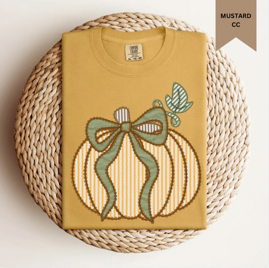 *Plaid Pumpkin Tee*