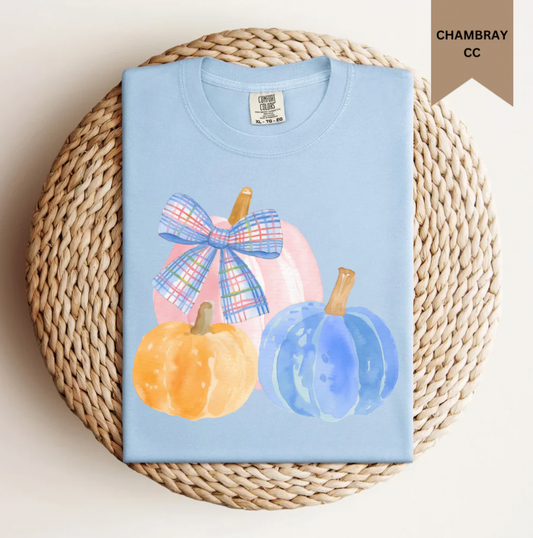 *Watercolor Pumpkin Tee*
