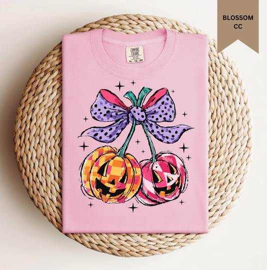*Checkered Pumpkins Tee*