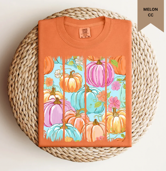 *Colorful Pumpkin Tee*