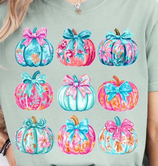 *Bright Painted Pumpkins*