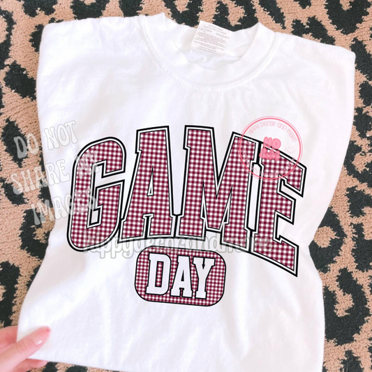Checkered Gameday Tee