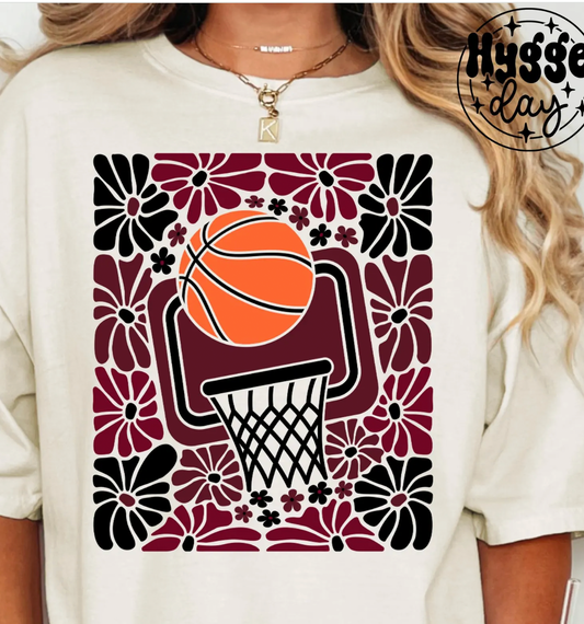 *Floral Basketball Goal*