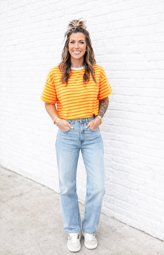 Sherbet Stripe Top