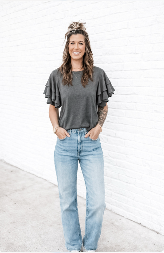 Gray Area Top