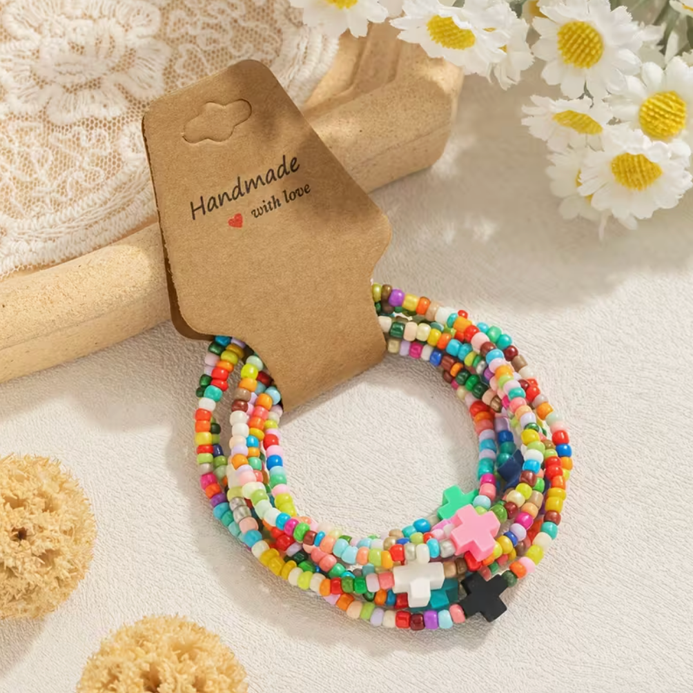 Beaded Cross Bracelets