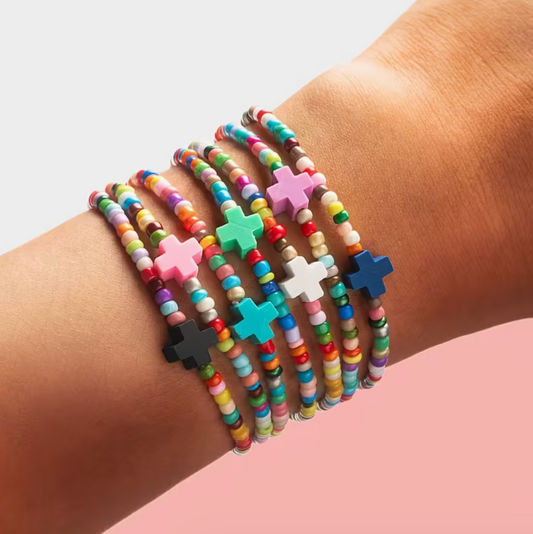 Beaded Cross Bracelets