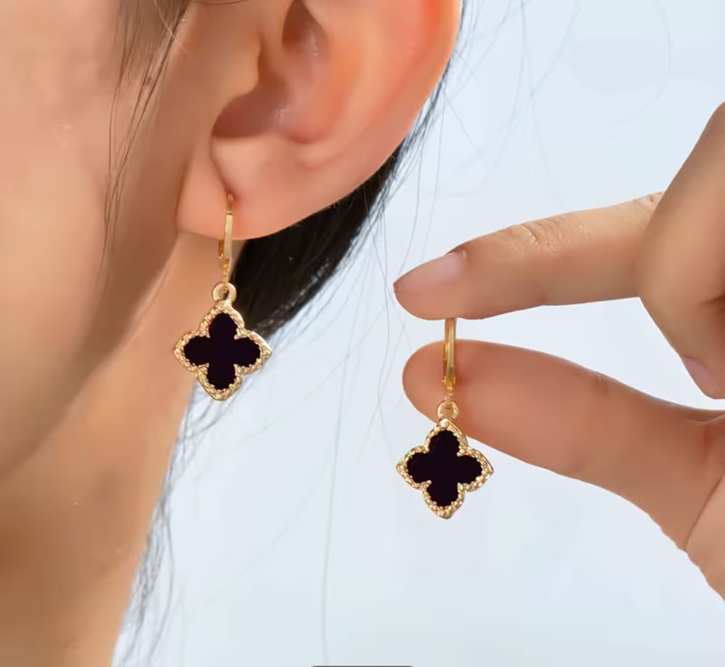 Four Leaf Luxe Earrings
