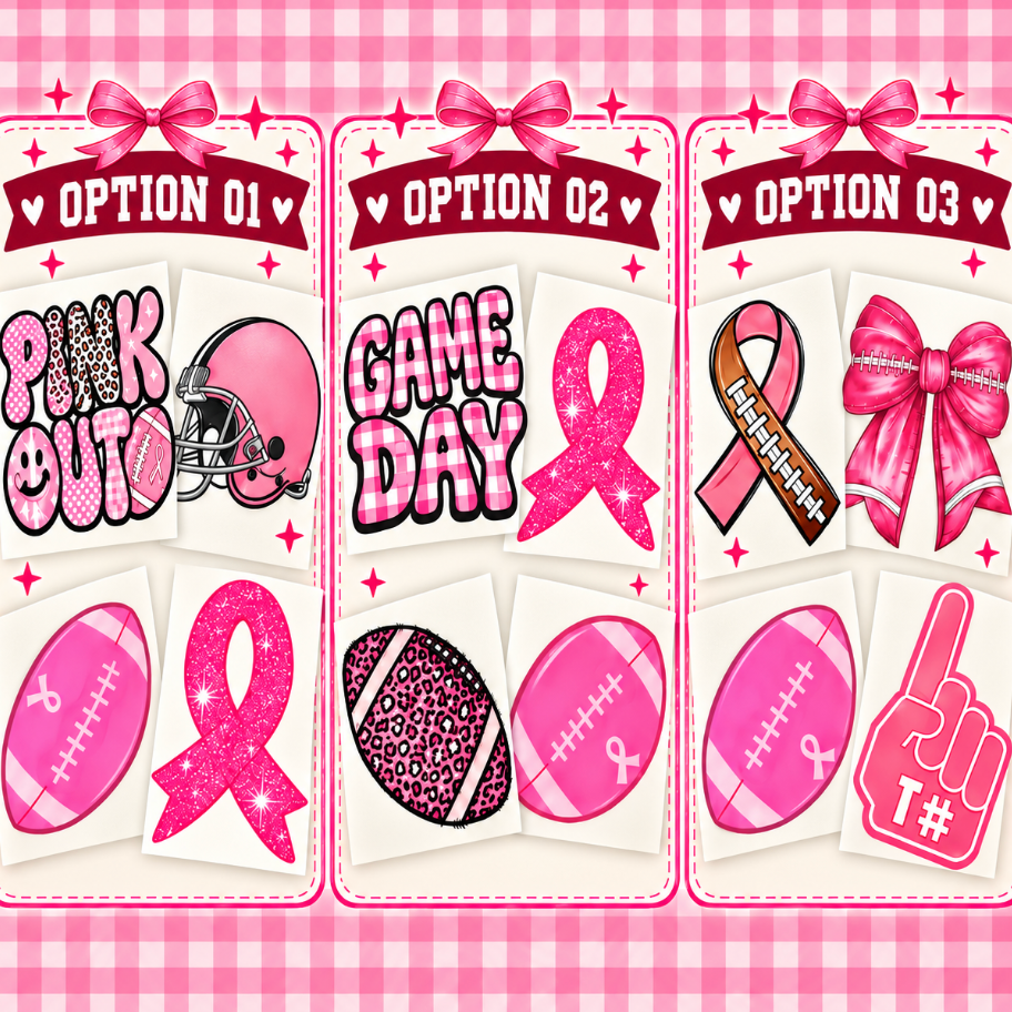 Pink Out Tattoo Set