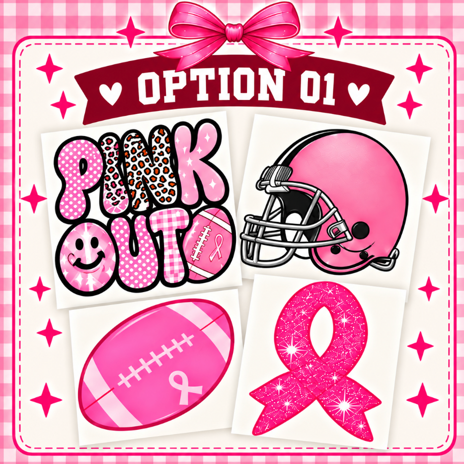 Pink Out Tattoo Set