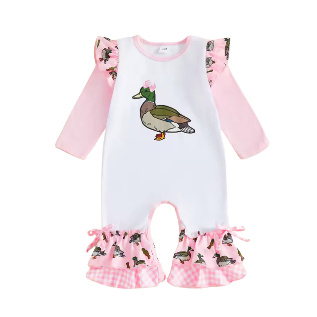 *Pink Mallard Ruffle Jumper*
