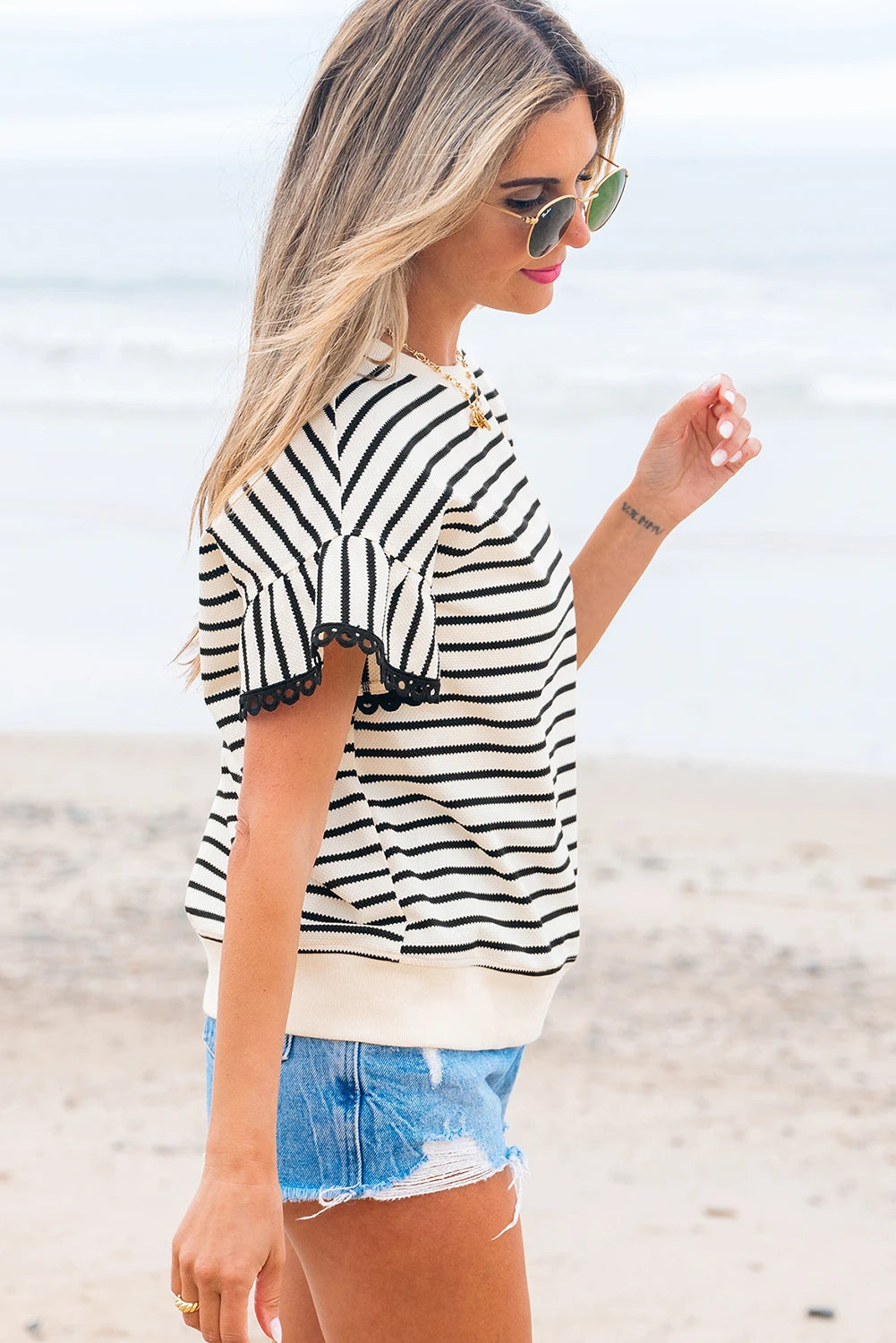 *Black Stripe Top*