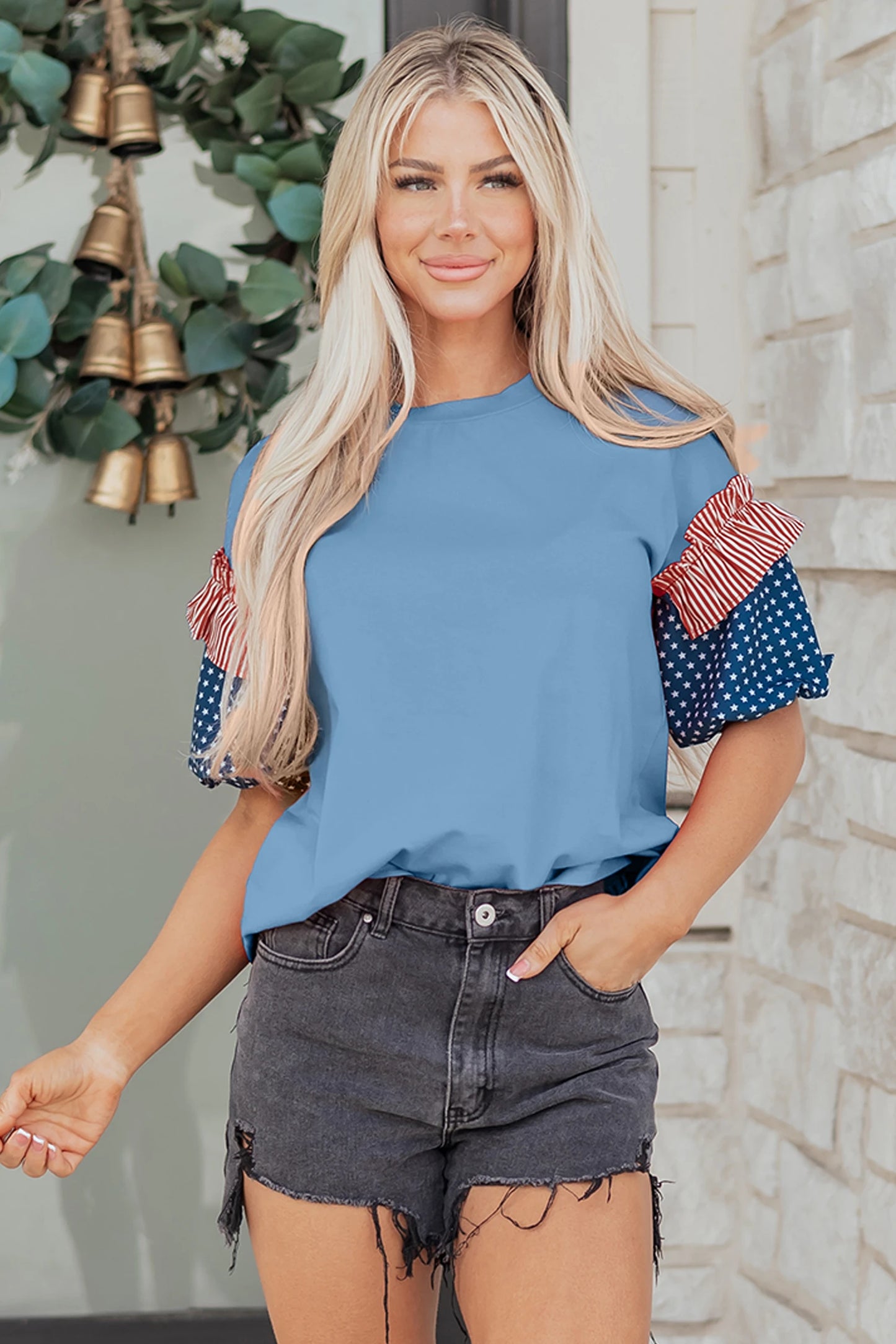 *Red White & Blue Top*