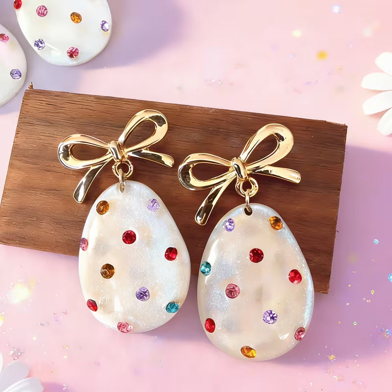 Bow Drop Earrings