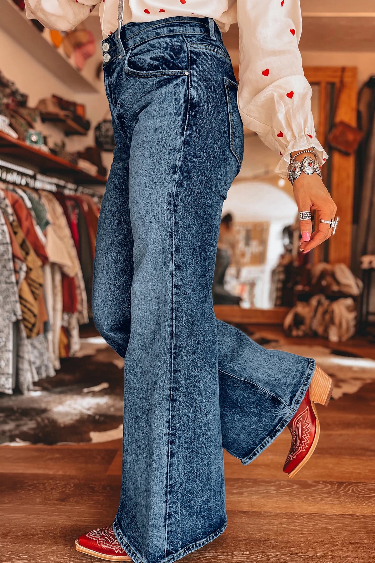*Double Take Wide-Leg Jeans*