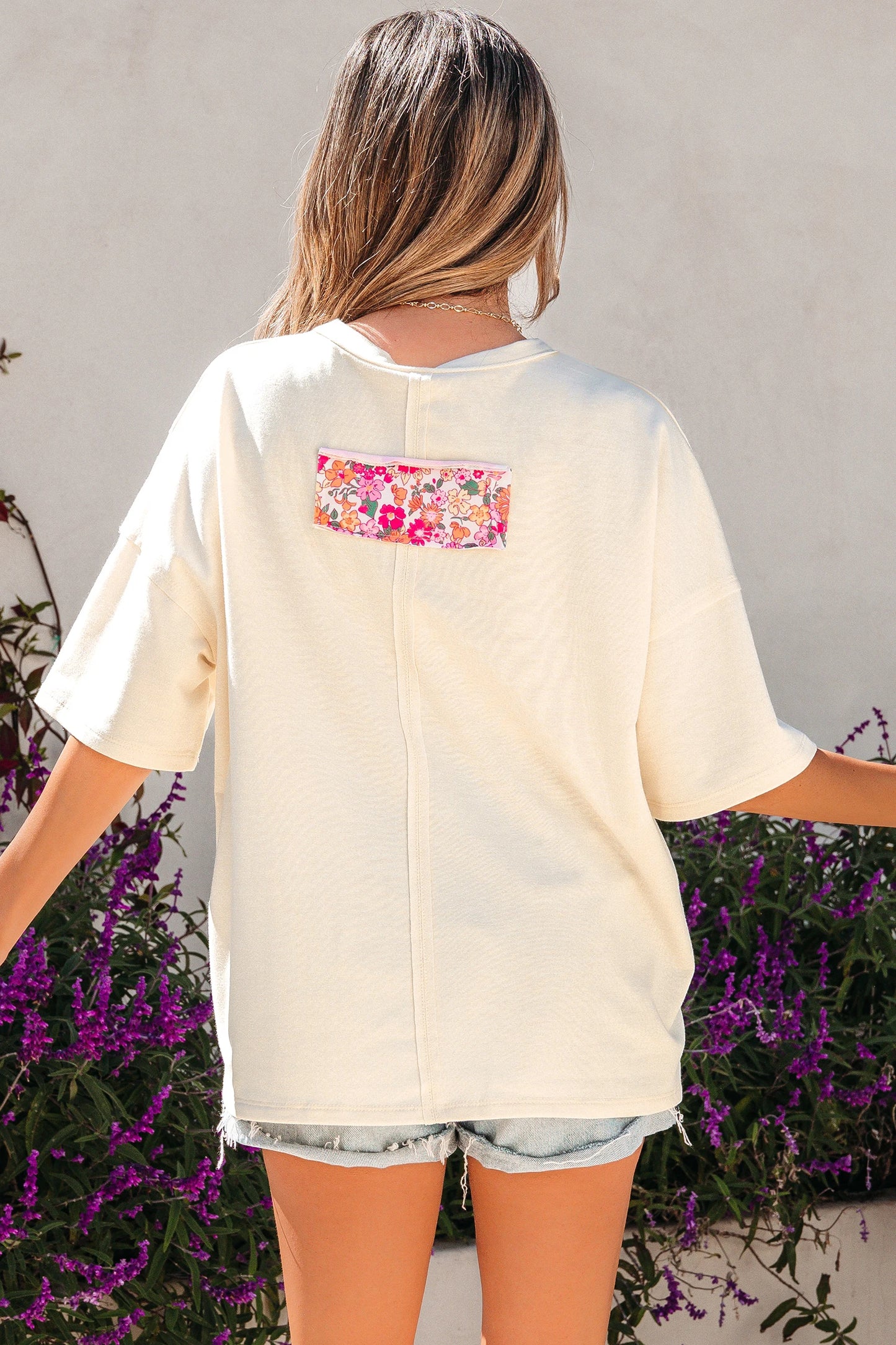 *Floral Patch Top*