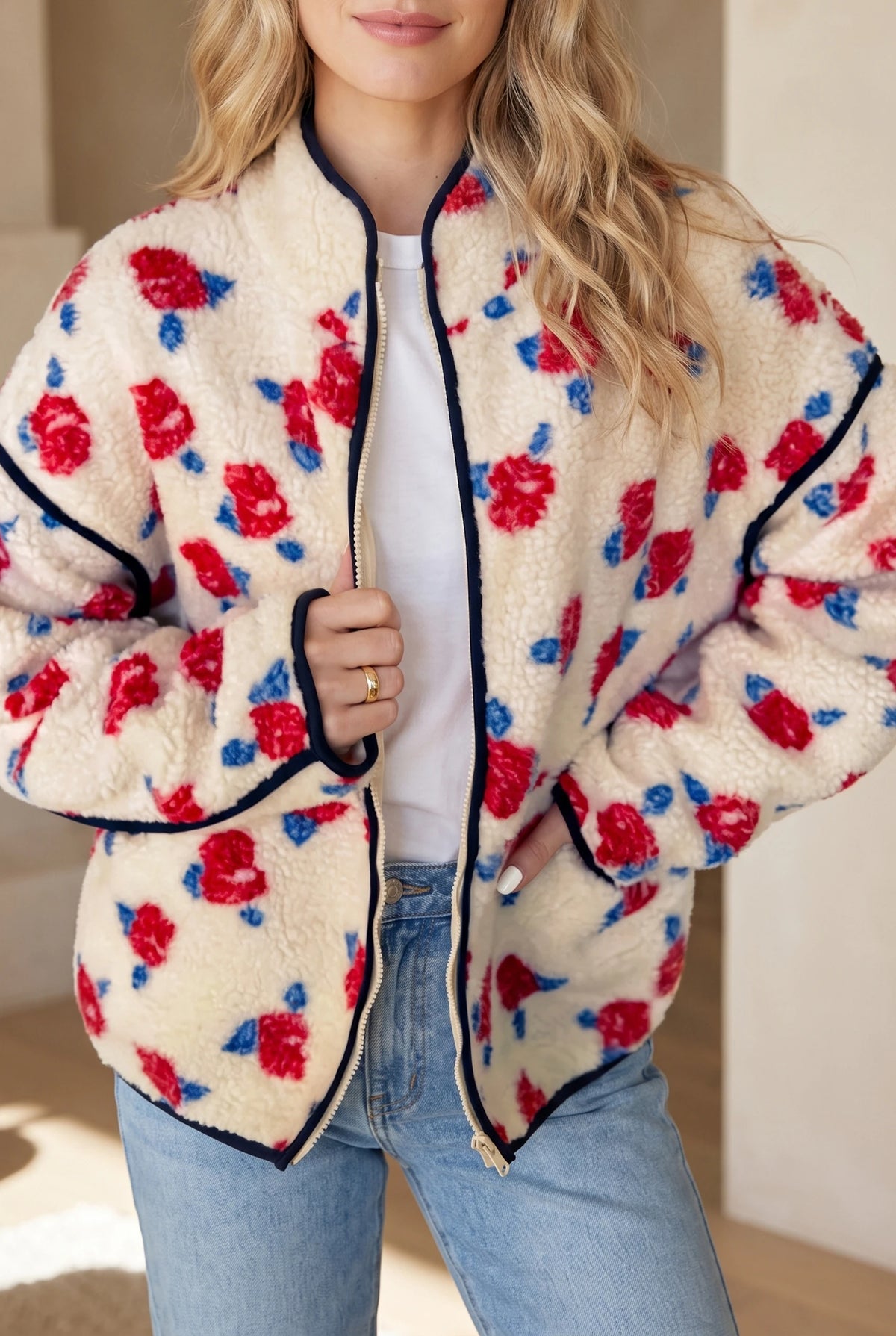 *Americana Rose Sherpa*
